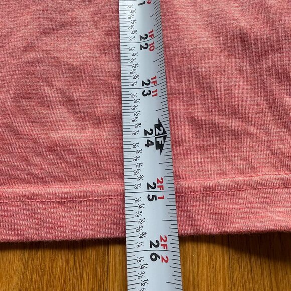 Johnnie-O Size M Pink Gunnar Striped Lightweight Hooded Long Sleeve T-Shirt Top - Picture 7 of 13